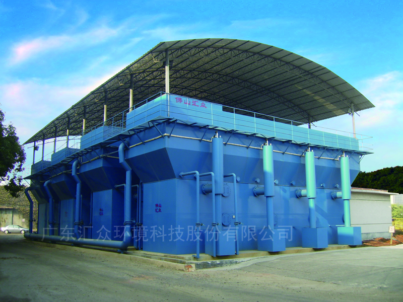 東莞某紙業公司250噸x4一體化凈水器